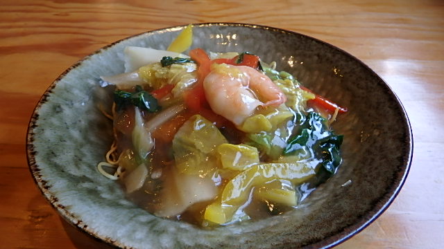 海鮮入りあんかけ焼きそば